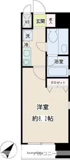 コニファー新子安【3階】の間取り