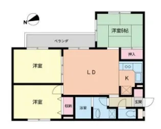 アゼリアガーデン【2階】の間取り