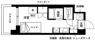 セレッソブローテ桜新町【5階】の間取り