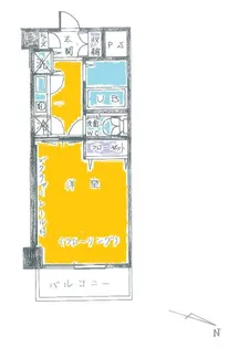 小島ハイツ【1階】の間取り