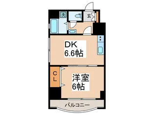シャンボール第2大森【2階】の間取り