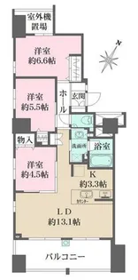 エコヴィレッジ日本橋水天宮前【10階】の間取り