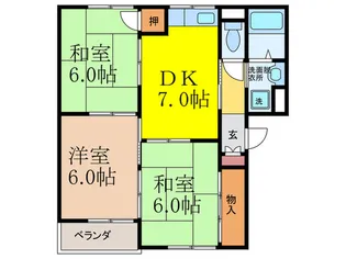 イ-ストコ-ト【2階】の間取り