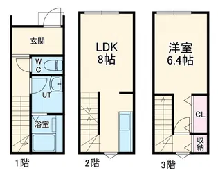 MOK-TERRACE 三郷の間取り