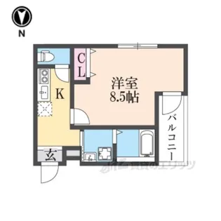 フジパレス立花EAST【3階】の間取り
