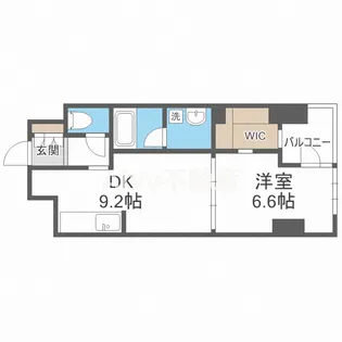 アーデンタワー北堀江【2階】の間取り