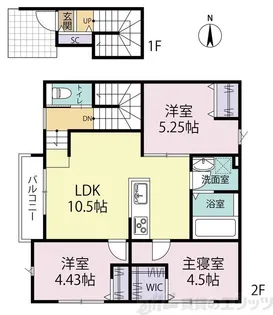Loyal Pine East【1階】の間取り