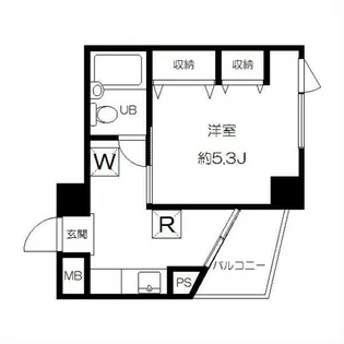 第一東京園マンション【4階】の間取り