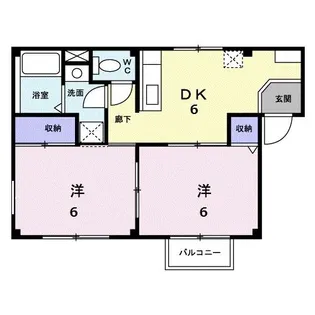 アルモニー【1階】の間取り
