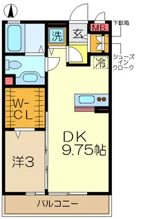 コートロイヤルアネックス【3階】の間取り