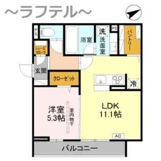 (仮称)D-Sereno豊岡5丁目 A棟【2階】の間取り