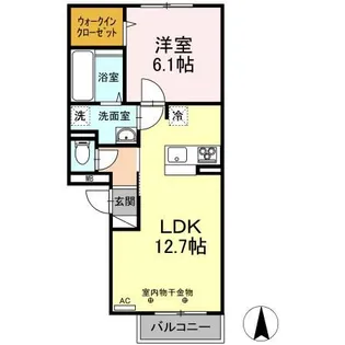 クレア・ド・ルーン【3階】の間取り