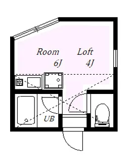 ユナイト 南加瀬モーリアック【1階】の間取り