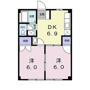 ニューシティ一森 II【1階】の間取り