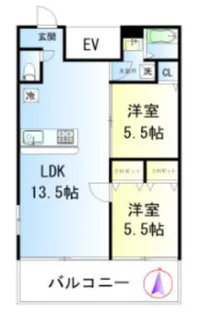 スカイメゾン押上【4階】の間取り