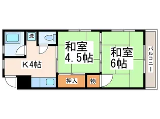 コープアカハマ【2階】の間取り