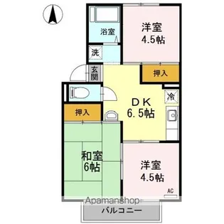 セゾン堤 A棟【1階】の間取り