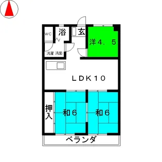 ライフメゾン神谷【3階】の間取り