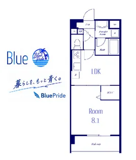 エポック湘南【1階】の間取り