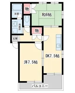 メゾンアルファ【1階】の間取り