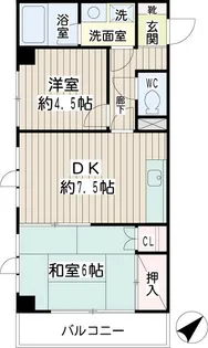 カーサ妙蓮寺III【2階】の間取り