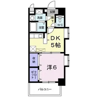 ビルドオオタニ【7階】の間取り