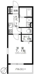 サンサーラ月島【4階】の間取り