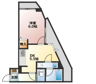 藤次マンション【1階】の間取り