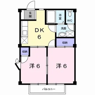 サン・アーバンI【2階】の間取り