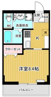 プチグランデ桂【1階】の間取り