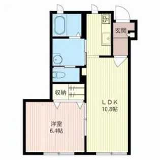 プレジール【1階】の間取り