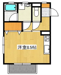 リーベハイムおおみや【1階】の間取り