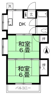 野村アパート【1階】の間取り