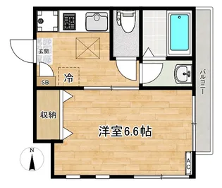 アルベリーノ峰【1階】の間取り