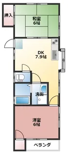 カーサキムラ【2階】の間取り