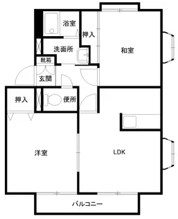 サンガーデングリーンテラスI【1階】の間取り