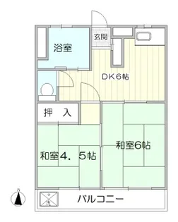 第1オパールマンション【3階】の間取り