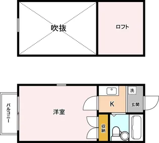 ベルトピア錦町【2階】の間取り