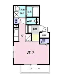 埼玉県川口市大字芝【アパート】の間取り
