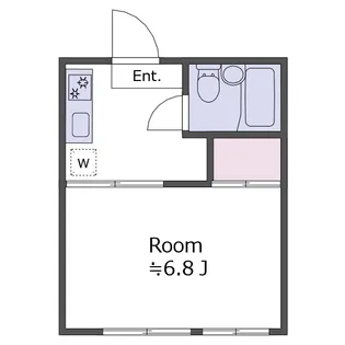 ハイツみのり【2階】の間取り