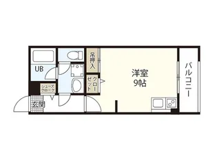 プレジャーコーポ五日市駅前【2階】の間取り
