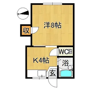 メゾンドセリバ【1階】の間取り