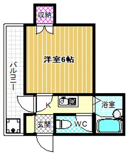 ベルメゾン一須賀3号館【2階】の間取り