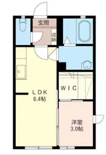 ShaMaison グランシャリオM 203【2階】の間取り
