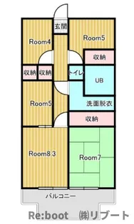 市川東レジデンス【2階】の間取り