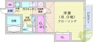 1Kの間取り画像