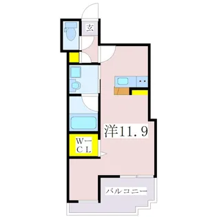 鹿児島県鹿児島市西千石町【マンション】の間取り