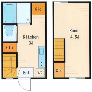 東京都江東区亀戸8【一戸建】の間取り