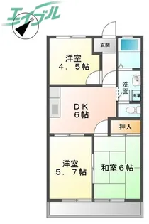 ノーブルタウン【2階】の間取り