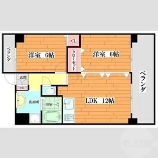 S.フルール千里【3階】の間取り